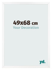 Bilderrahmen 49x68 cm Weiss Matt MDF Bologna Vorne Messe | Yourdecoration.at