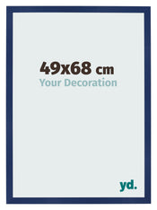 Bilderrahmen 49x68cm Dunkelblau Gewischt MDF Bologna Vorne Messe | Yourdecoration.at