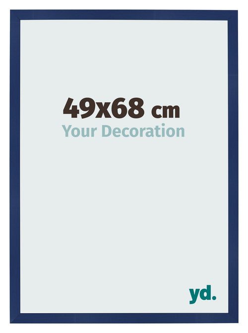 Bilderrahmen 49x68cm Dunkelblau Gewischt MDF Bologna Vorne Messe | Yourdecoration.at