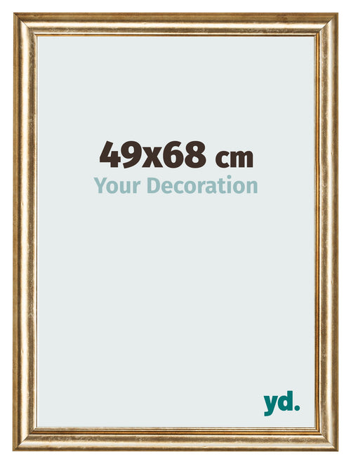 Bilderrahmen 49x68cm Gold Antik MDF Lazio Vorne Messe | Yourdecoration.at
