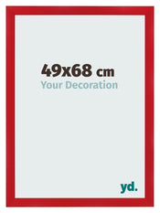 Bilderrahmen 49x68cm Rot MDF Pisa Vorne Messe | Yourdecoration.at