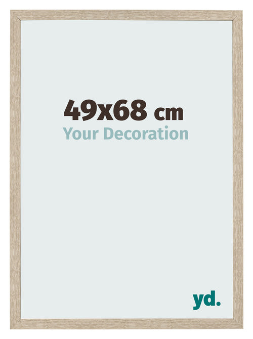Bilderrahmen 49x68cm Sonoma Eiche MDF Bologna Vorne Messe | Yourdecoration.at