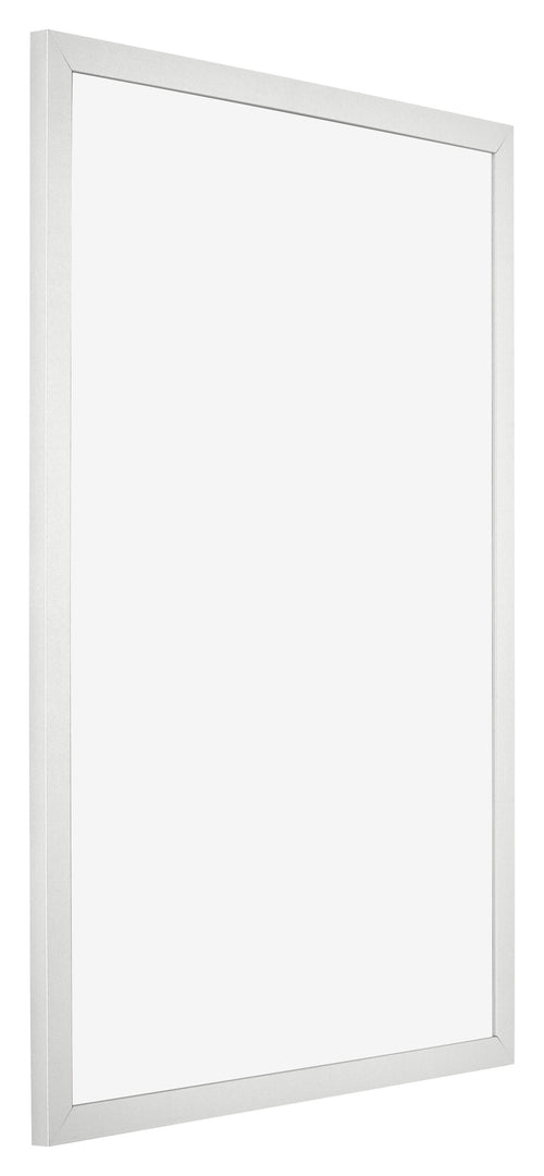 Bilderrahmen 49x68cm Weiss Hochglanz MDF Bologna Vorne Schrag | Yourdecoration.at