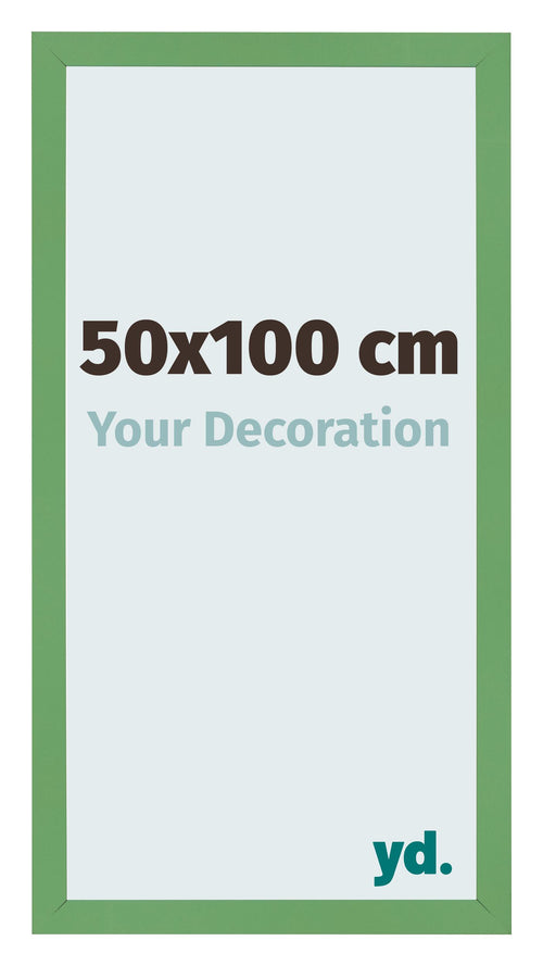 Bilderrahmen 50x100 cm Grun MDF Bologna Vorne Messe | Yourdecoration.at