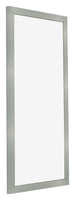 Bilderrahmen 50x100cm Aluminium Gebürstet MDF Bologna Vorne Schrag | Yourdecoration.at