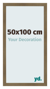 Bilderrahmen 50x100cm Bronze Dekor MDF Bologna Vorne Messe | Yourdecoration.at