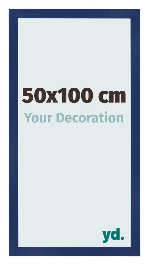 Bilderrahmen 50x100cm Dunkelblau Gewischt MDF Bologna Vorne Messe | Yourdecoration.at