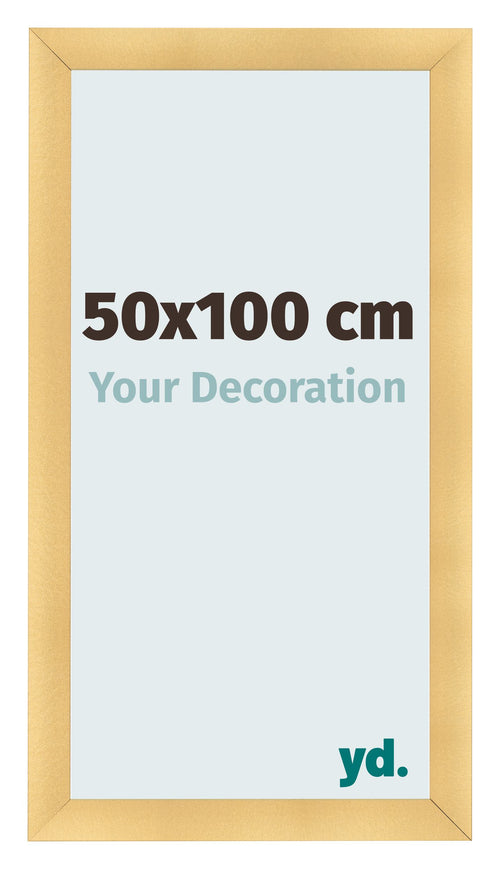 Bilderrahmen 50x100cm Gold Vintage MDF Pisa Vorne Messe | Yourdecoration.at