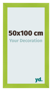 Bilderrahmen 50x100cm Grün MDF Pisa Vorne Messe | Yourdecoration.at