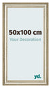 Bilderrahmen 50x100cm Metallglanz MDF Lazio Vorne Messe | Yourdecoration.at