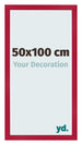 Bilderrahmen 50x100cm Rot MDF Bologna Vorne Messe | Yourdecoration.at