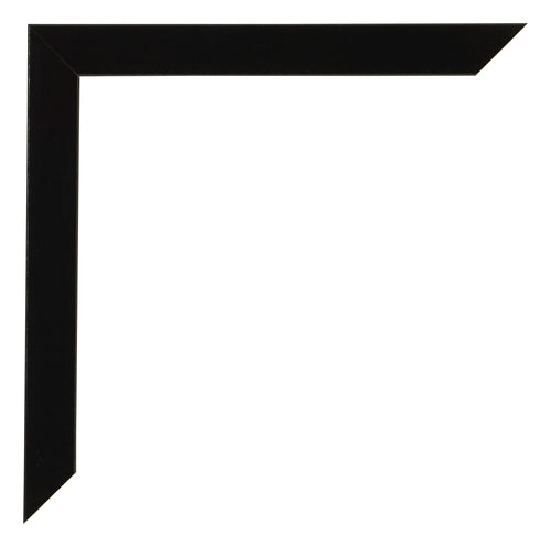 Bilderrahmen 50x100cm Schwarz Hochglanz MDF Bologna Detail Ecke | Yourdecoration.at