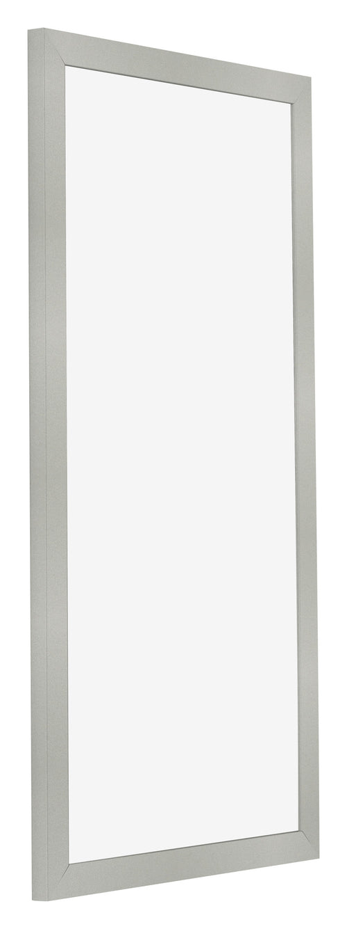 Bilderrahmen 50x100cm Silber Matt MDF Bologna Vorne Schrag | Yourdecoration.at