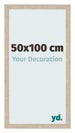Bilderrahmen 50x100cm Sonoma Eiche MDF Bologna Vorne Messe | Yourdecoration.at