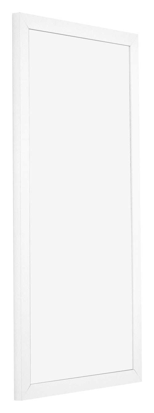 Bilderrahmen 50x100cm Weiss Matt MDF Bologna Vorne Schrag | Yourdecoration.at