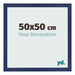 Bilderrahmen 50x50cm Dunkelblau Gewischt MDF Bologna Vorne Messe | Yourdecoration.at