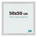 Bilderrahmen 50x50cm Edelstahl MDF Bologna Vorne Messe | Yourdecoration.at
