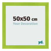 Bilderrahmen 50x50cm Grün MDF Pisa Vorne Messe | Yourdecoration.at