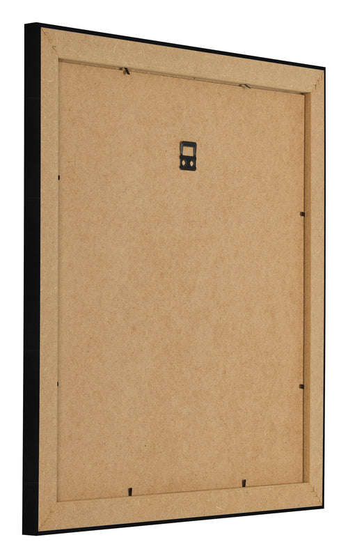 Bilderrahmen 50x50cm Schwarz Silber Poliert MDF Pisa Ruckseite Schrag | Yourdecoration.at