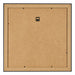 Bilderrahmen 50x50cm Schwarz Silber Poliert MDF Pisa Ruckseite | Yourdecoration.at