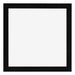 Bilderrahmen 50x50cm Schwarz Silber Poliert MDF Pisa Vorne | Yourdecoration.at