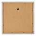 Bilderrahmen 50x50cm Silber Matt MDF Bologna Ruckseite | Yourdecoration.at
