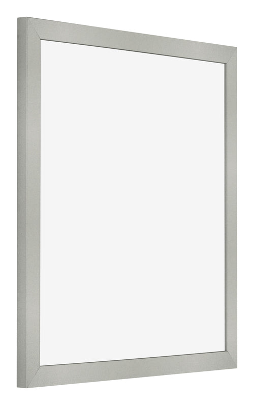 Bilderrahmen 50x50cm Silber Matt MDF Bologna Vorne Schrag | Yourdecoration.at