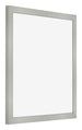 Bilderrahmen 50x50cm Silber Matt MDF Bologna Vorne Schrag | Yourdecoration.at