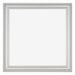 Bilderrahmen 50x50cm Silber Matt MDF Lazio Vorne | Yourdecoration.at