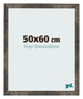 Bilderrahmen 50x60 cm Oxidiertes Metall MDF Bologna Vorne Messe | Yourdecoration.at