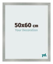 Bilderrahmen 50x60cm Aluminium Gebürstet MDF Bologna Vorne Messe | Yourdecoration.at
