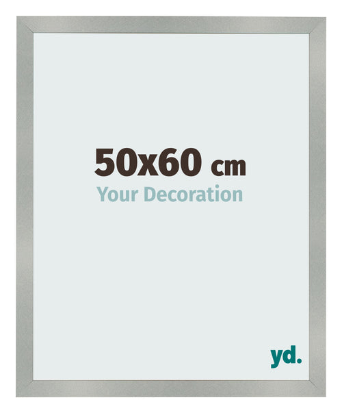 Bilderrahmen 50x60cm Aluminium Gebürstet MDF Bologna Vorne Messe | Yourdecoration.at