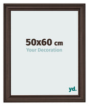 Bilderrahmen 50x60cm Eiche Dunkel MDF Lazio Vorne Messe | Yourdecoration.at