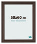 Bilderrahmen 50x60cm Eiche Dunkel MDF Lazio Vorne Messe | Yourdecoration.at