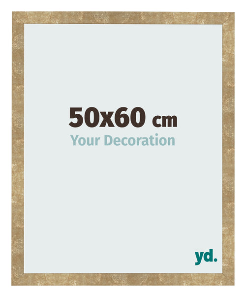 Bilderrahmen 50x60cm Gold Antik MDF Bologna Vorne Messe | Yourdecoration.at