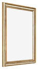 Bilderrahmen 50x60cm Gold Antik MDF Lazio Vorne Schrag | Yourdecoration.at