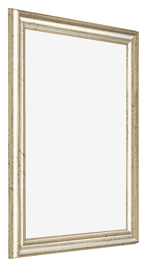 Bilderrahmen 50x60cm Metallglanz MDF Lazio Vorne Schrag | Yourdecoration.at