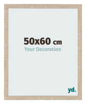 Bilderrahmen 50x60cm Sonoma Eiche MDF Bologna Vorne Messe | Yourdecoration.at