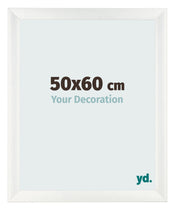 Bilderrahmen 50x60cm Weiß Vintage MDF Pisa Vorne Messe | Yourdecoration.at
