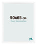 Bilderrahmen 50x65 cm Weiss Matt MDF Bologna Vorne Messe | Yourdecoration.at