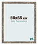 Bilderrahmen 50x65cm Blau Gold Meliert MDF Bologna Vorne Messe | Yourdecoration.at