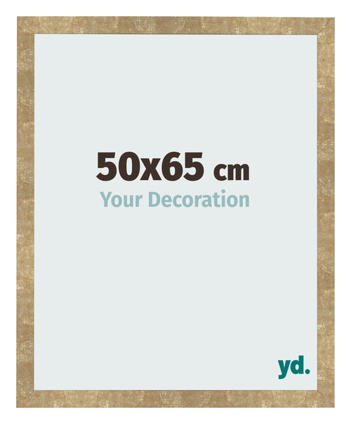 Bilderrahmen 50x65cm Gold Antik MDF Bologna Vorne Messe | Yourdecoration.at