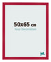 Bilderrahmen 50x65cm Rot MDF Bologna Vorne Messe | Yourdecoration.at