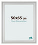 Bilderrahmen 50x65cm Silber Matt MDF Lazio Vorne Messe | Yourdecoration.at