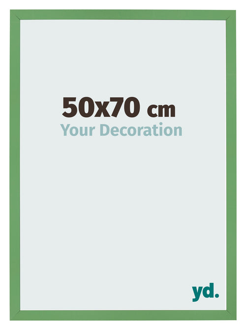 Bilderrahmen 50x70 cm Grun MDF Bologna Vorne Messe | Yourdecoration.at
