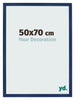 Bilderrahmen 50x70cm Dunkelblau Gewischt MDF Bologna Vorne Messe | Yourdecoration.at