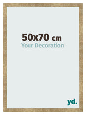 Bilderrahmen 50x70cm Gold Antik MDF Bologna Vorne Messe | Yourdecoration.at