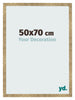 Bilderrahmen 50x70cm Gold Antik MDF Bologna Vorne Messe | Yourdecoration.at