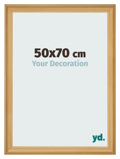 Bilderrahmen 50x70cm Kiefer Gemasert MDF Lazio Vorne Messe | Yourdecoration.at