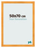 Bilderrahmen 50x70cm Orange MDF Pisa Vorne Messe | Yourdecoration.at